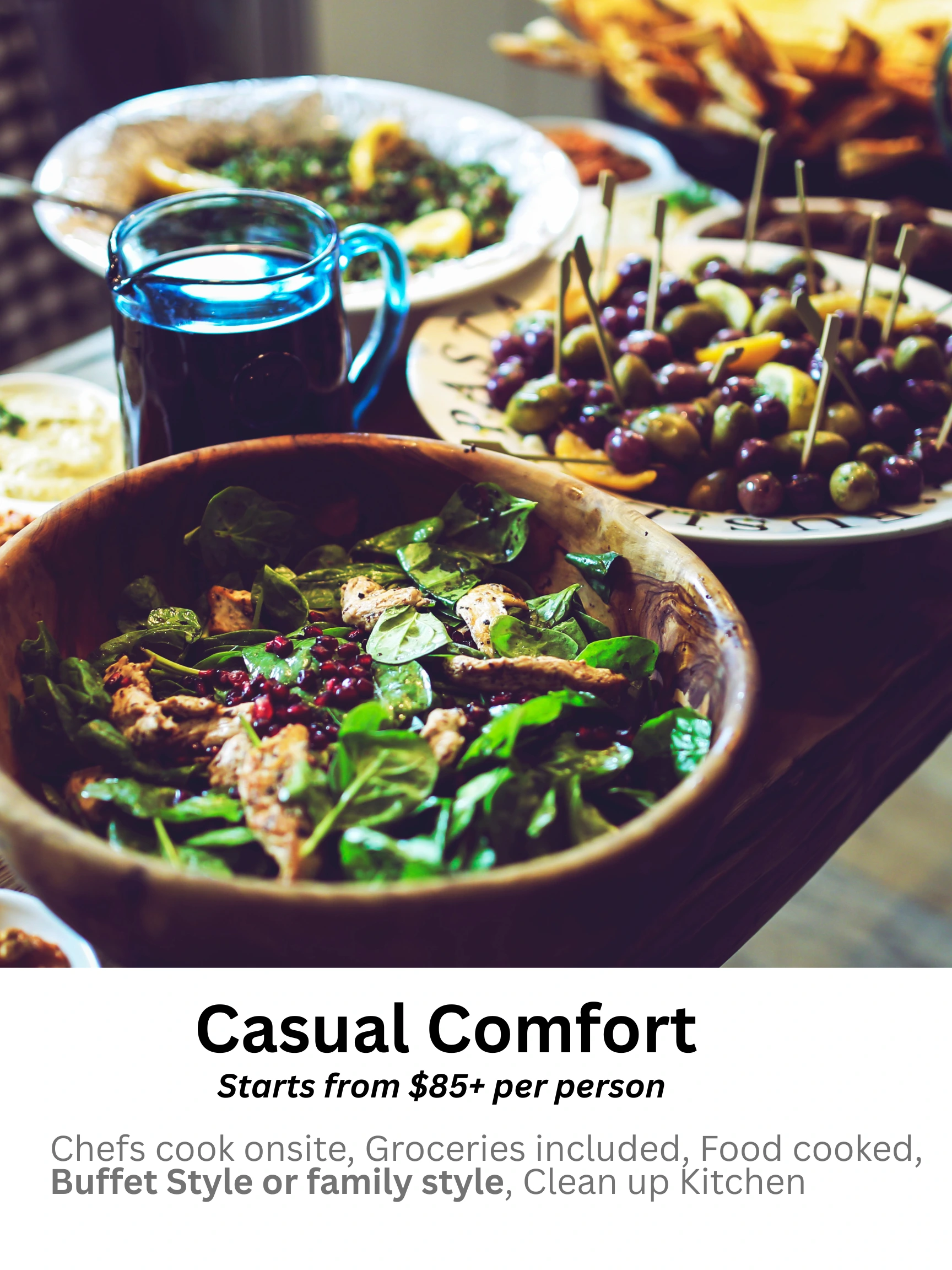 Casual comfort dining at home